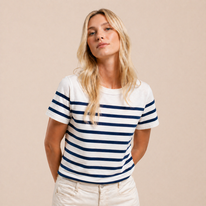 T-shirt Marinière femme ARTIO – Élégance et confort inspirés de la mer